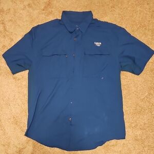 Columbia Men's Blue Short Sleeve Shirt
